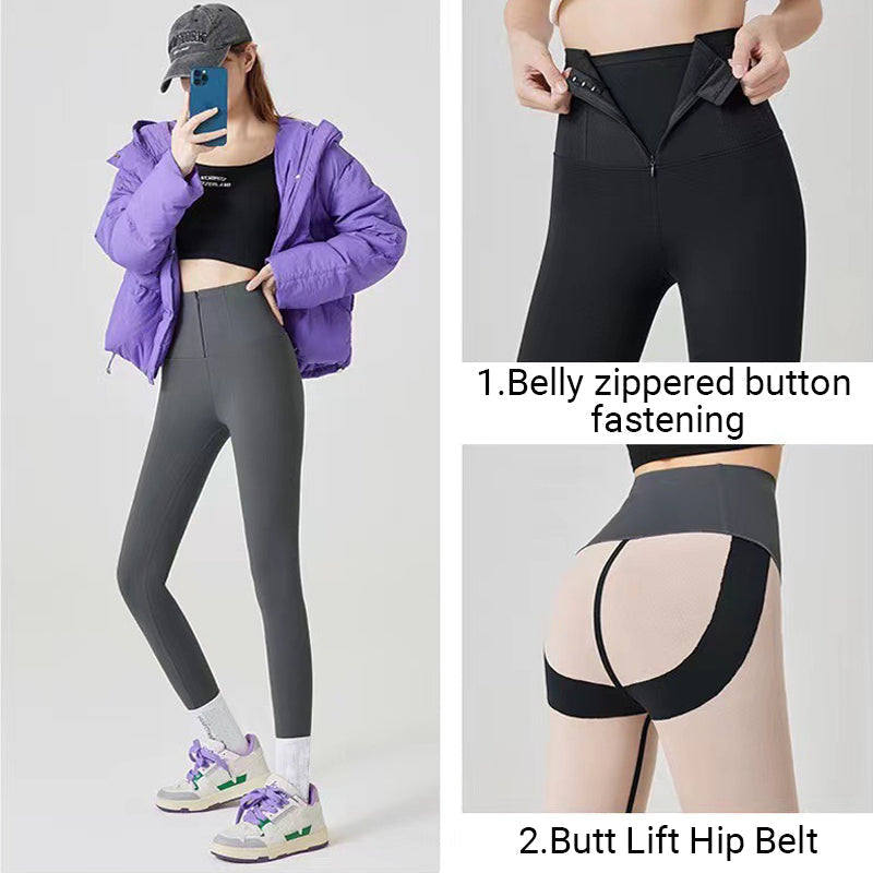 🔥Best Gift For Her🎁😍 Zipper Closure Body Shaping Yoga Pants Regular price$30.99
